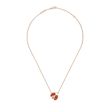 Lucky Spring Ladybug Pendant Necklace