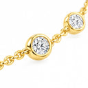 Lumina Bezel Station Necklace