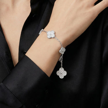 Magic Alhambra Five Motifs Clover Bracelet