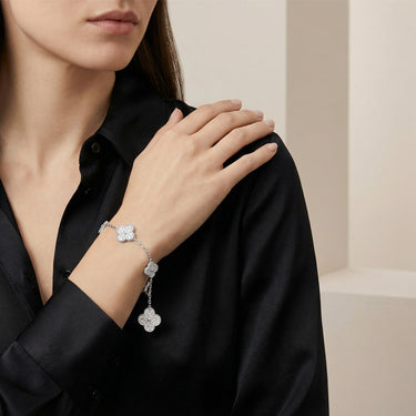 Magic Alhambra Five Motifs Clover Bracelet