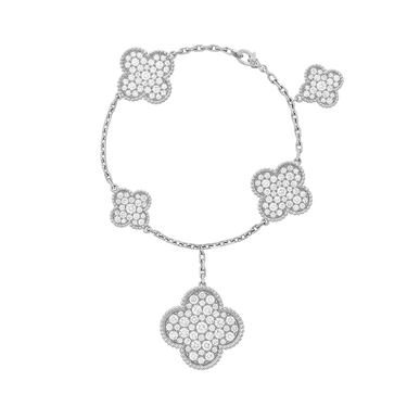18K Magic Alhambra Five Motifs Bracelet