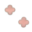 18k Magic Alhambra Pink Opale Earrings
