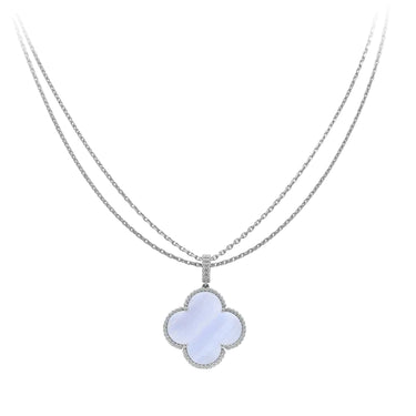 Magic Alhambra Purple Necklace