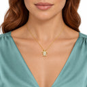 Marea Pave Sea Turtle Pendant Necklace