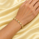 Margot Daisy Flower Link Bracelet