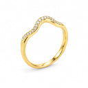 Marina Pave Wave Band Ring