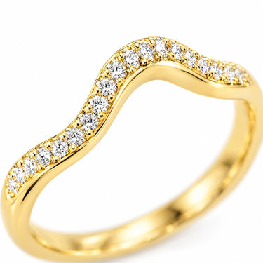 Marina Pave Wave Band Ring
