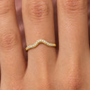 Marina Pave Wave Band Ring