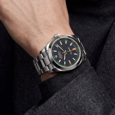 Milgauss Black Dial Green Sapphire Crystal Men's Watch