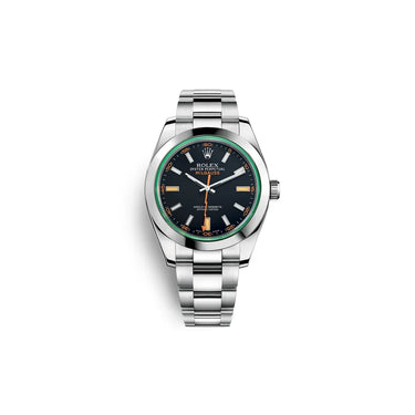 Milgauss Black Dial Green Sapphire Crystal Men's Watch