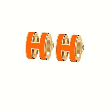 Mini Pop H Hoop Earrings