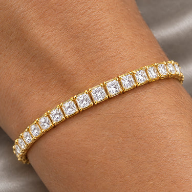 Nova Princess Cut Tennis Bracelet