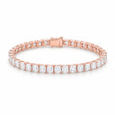 Nova Princess Cut Tennis Bracelet - Rose Gold