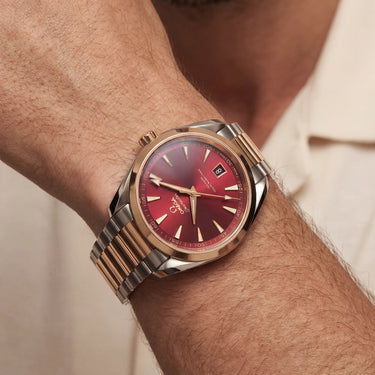 OM Red Dial Bracelet Watch