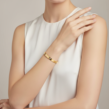 Open Cuff Love Bracelet