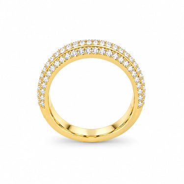 Ophelia Double Row Pave Band Ring