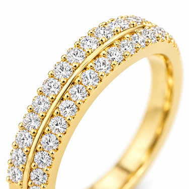 Ophelia Double Row Pave Band Ring