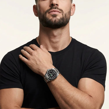 Oyster Perpetual Air King Green Hand Mens Watch