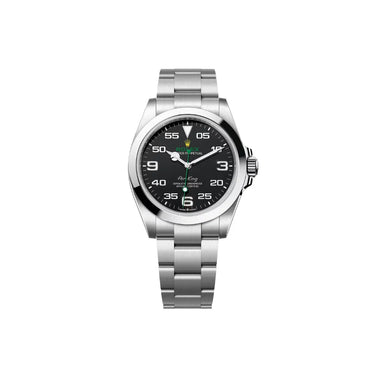 Oyster Perpetual Air King Green Hand Mens Watch