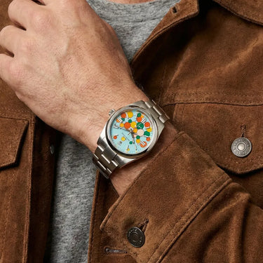 Oyster Perpetual Celebration Dial Steel Mens Watch