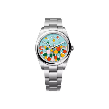 Oyster Perpetual Celebration Dial Steel Mens Watch