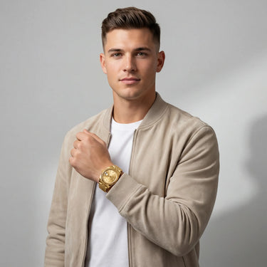 Oyster Perpetual Datejust Champagne Dial Automatic Men's Watch