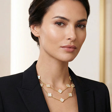 Pearl Vintage Alhambra 20 Motifs Necklace