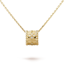 18K Perlée Clovers Pendant Necklace