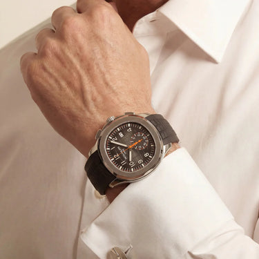PP Black Dial Stainless Steel Watch