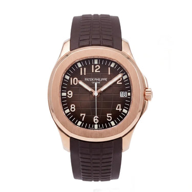 PP Brown Dial Date Rose Tone Watch