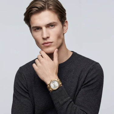 President Day Date Silver Dial Mens Watch