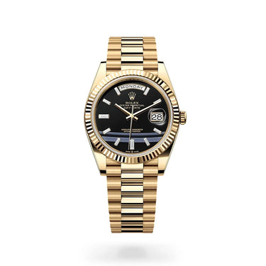 Prestige Automatic Men’s Watch With Fluted Bezel And Diamond Dial