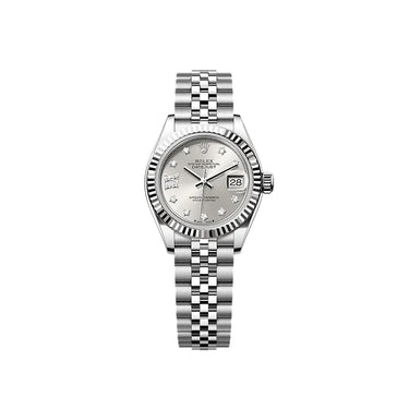 Refined Automatic Men’s Watch With Fluted Bezel And Diamond Dial