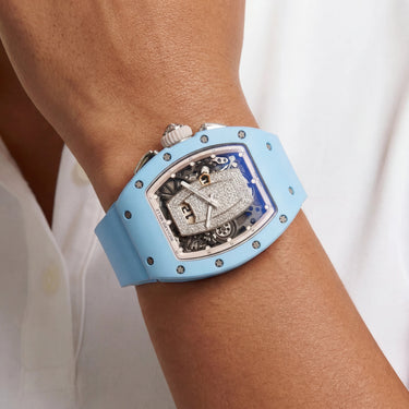 RM Baby Blue Stone Set Dial Watch
