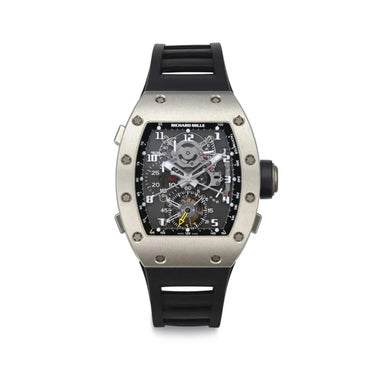 RM Black Open Dial Watch