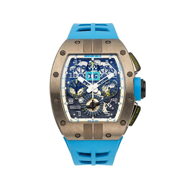 RM Blue Open Dial Watch