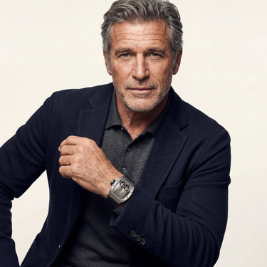 RM Grey Twin Aperture Watch