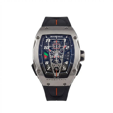 RM McLaren Speedtail Silver Open Dial Watch