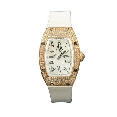 RM Rose Tone Stone Set Ladies Watch