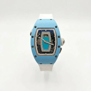 RM Sky Blue Stone Framed Watch