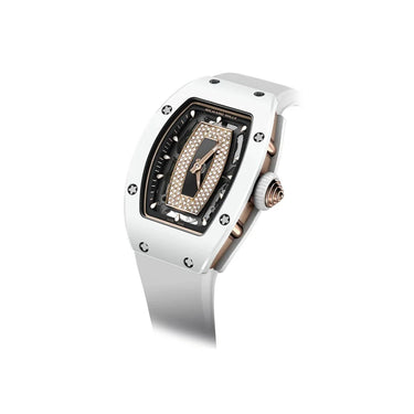 RM Stone Set Rectangular Dial Watch