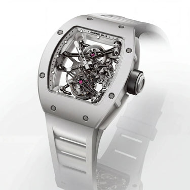 RM White Open Frame Watch