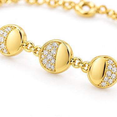 Selena Moon Phase Chain Bracelet