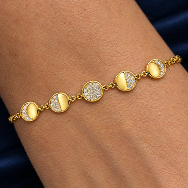 Selena Moon Phase Chain Bracelet