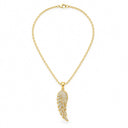 Seraphina Pave Angel Wing Pendant Necklace