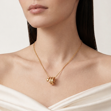 Serpenti Coiled Viper Pendant Necklace