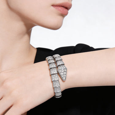 Serpenti Viper Pavé Scale Bracelet
