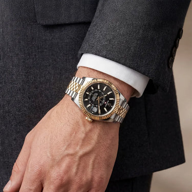 Sky-Dweller Automatic Watch With Dual Time And Annual Calendar