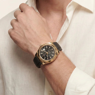 Sky-Dweller Automatic Watch With Dual Time And Annual Calendar Layout