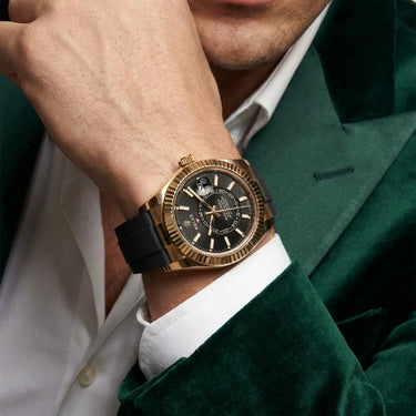 Sky-Dweller Oysterflex Men’s Watch With Dial Design